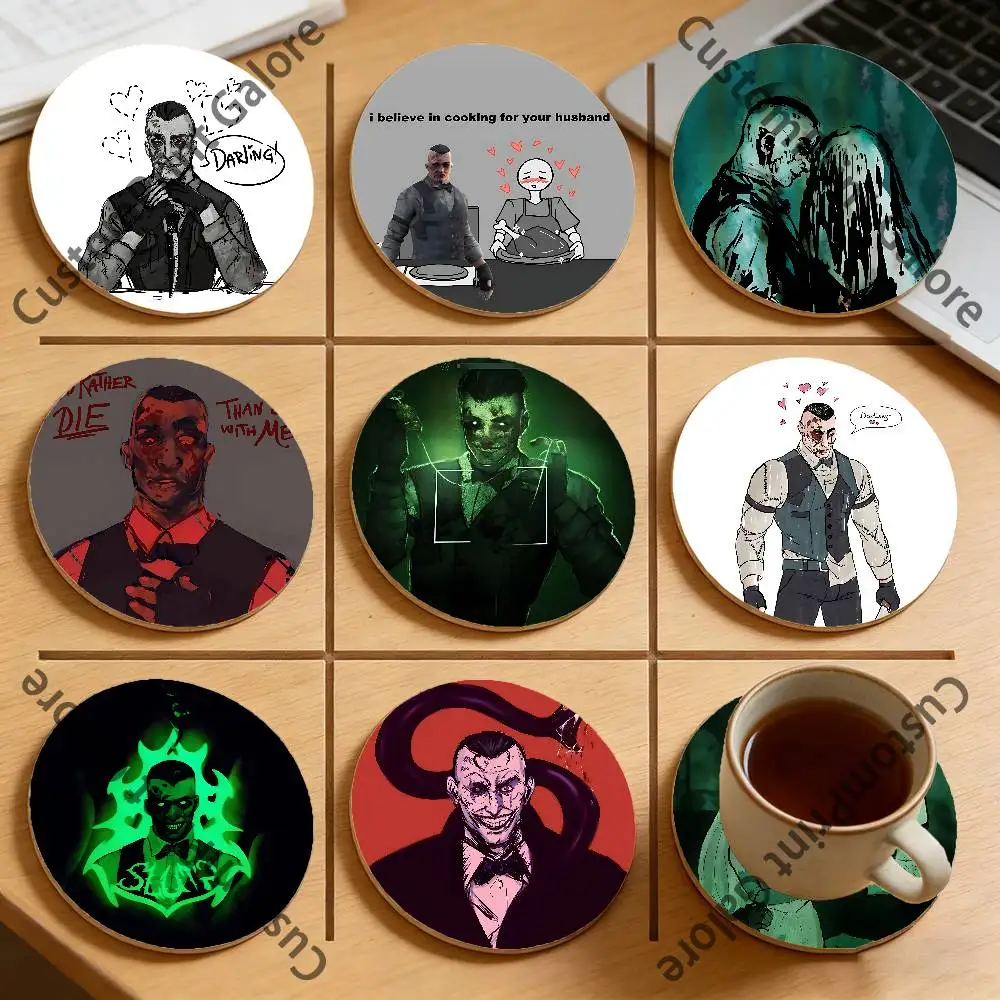 

E-Eddie Gluskin Heat-Resistant Pine Coasters Lightweight Sturdy for All Drinkware Easy to Clean