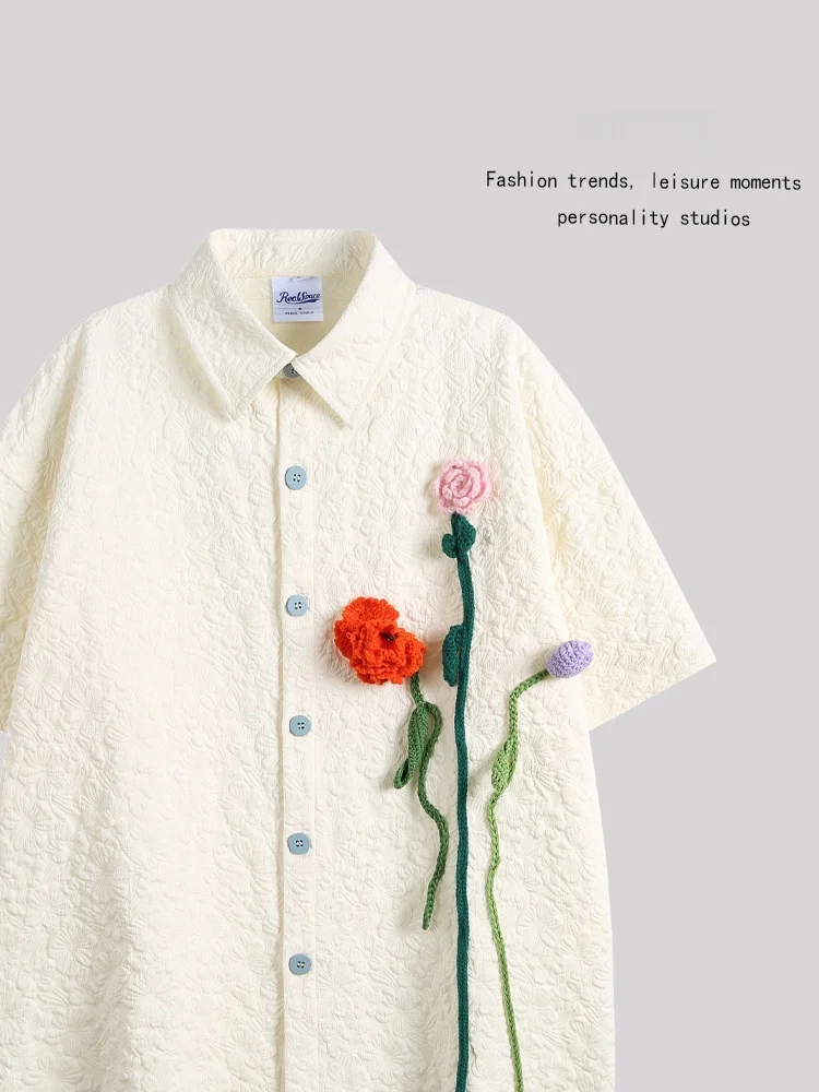 

Couple ort Sve irt Women's Sle Men's Design Summer Casual Wear ANXIE Trendy Brand Good Recommendations