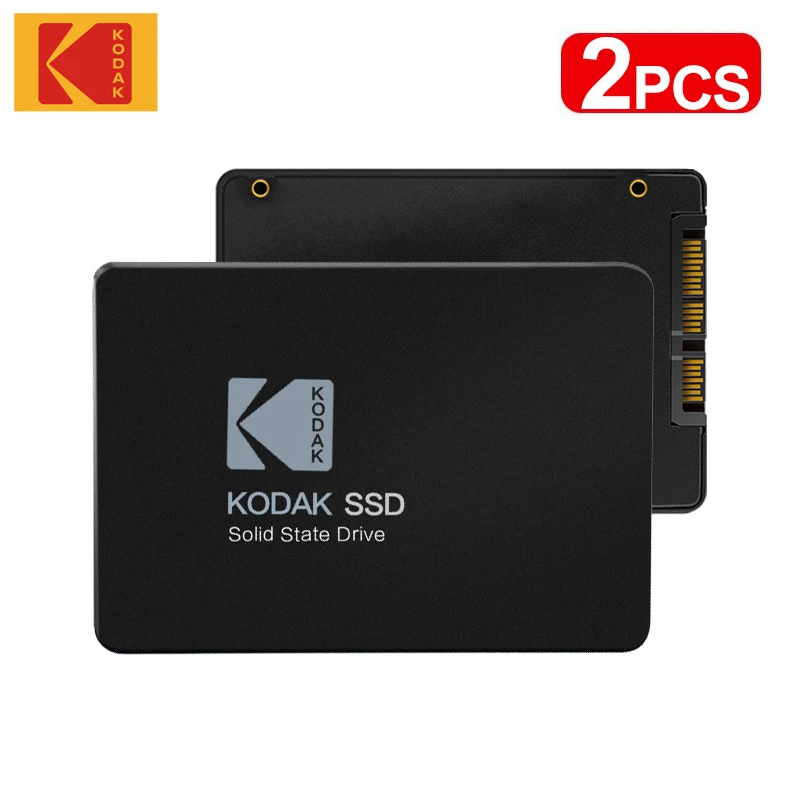 새로운 KODAK 2.5 인치 SSD 1 테라바이트 하드 드라이브 128 기가 바이트 256 기가 바이트 512 기가 바이트 Sata 3.0 금속 내부 솔리드 스테이트 드라이브 550 메가바이트/초 노트북 Destops