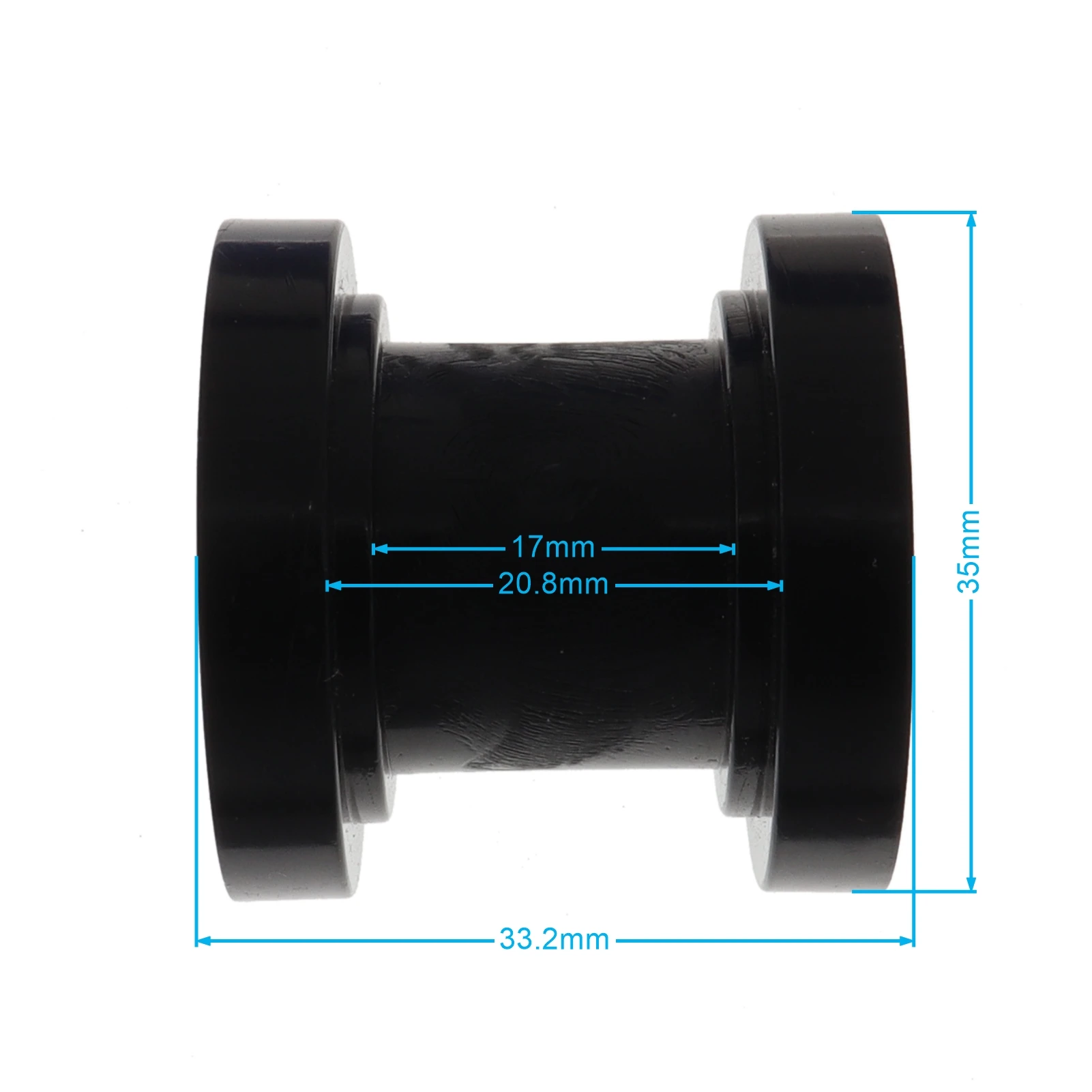 New 10mm/8mm Concave Chain Roller Pulley Tensioner Wheel Guide for Motorized Pit Bike Motorcycle