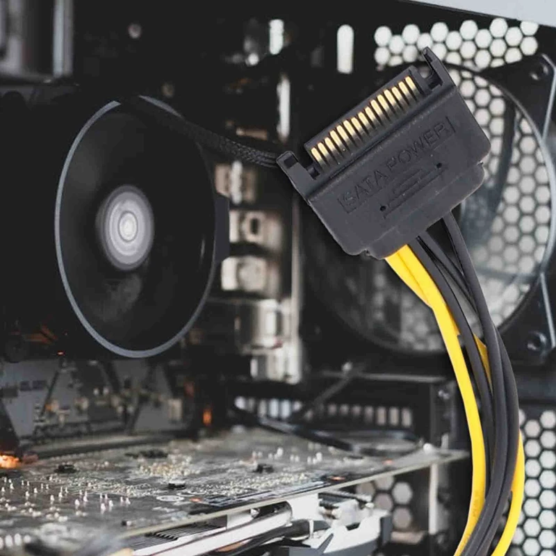 VER 009S PCIE Riser 1X bis 16X Grafik-Erweiterungskarte für GPU Mining Riser Card Extender, PCI Express Adapter, 6er-Pack