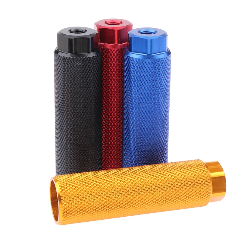 1Pcs Alloy Foot Stunt Peg For BMX Bike Fit 3 8 Inch Axles Bike Pegs Anti Skid Lead Foot Rest Pegs