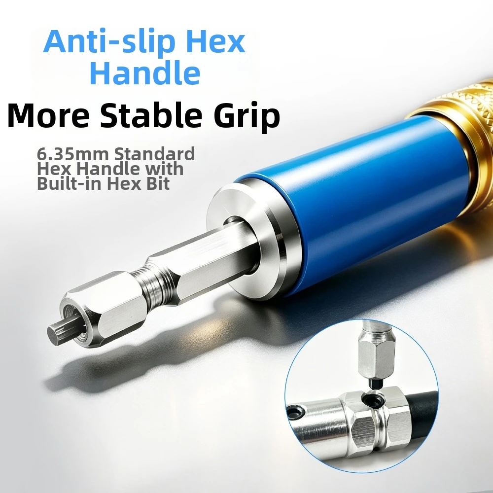 2in 1 Woodworker Countersink Drill Bit Hex Shank Quick Change Combination Drill Bit Magnetic Bit Retention