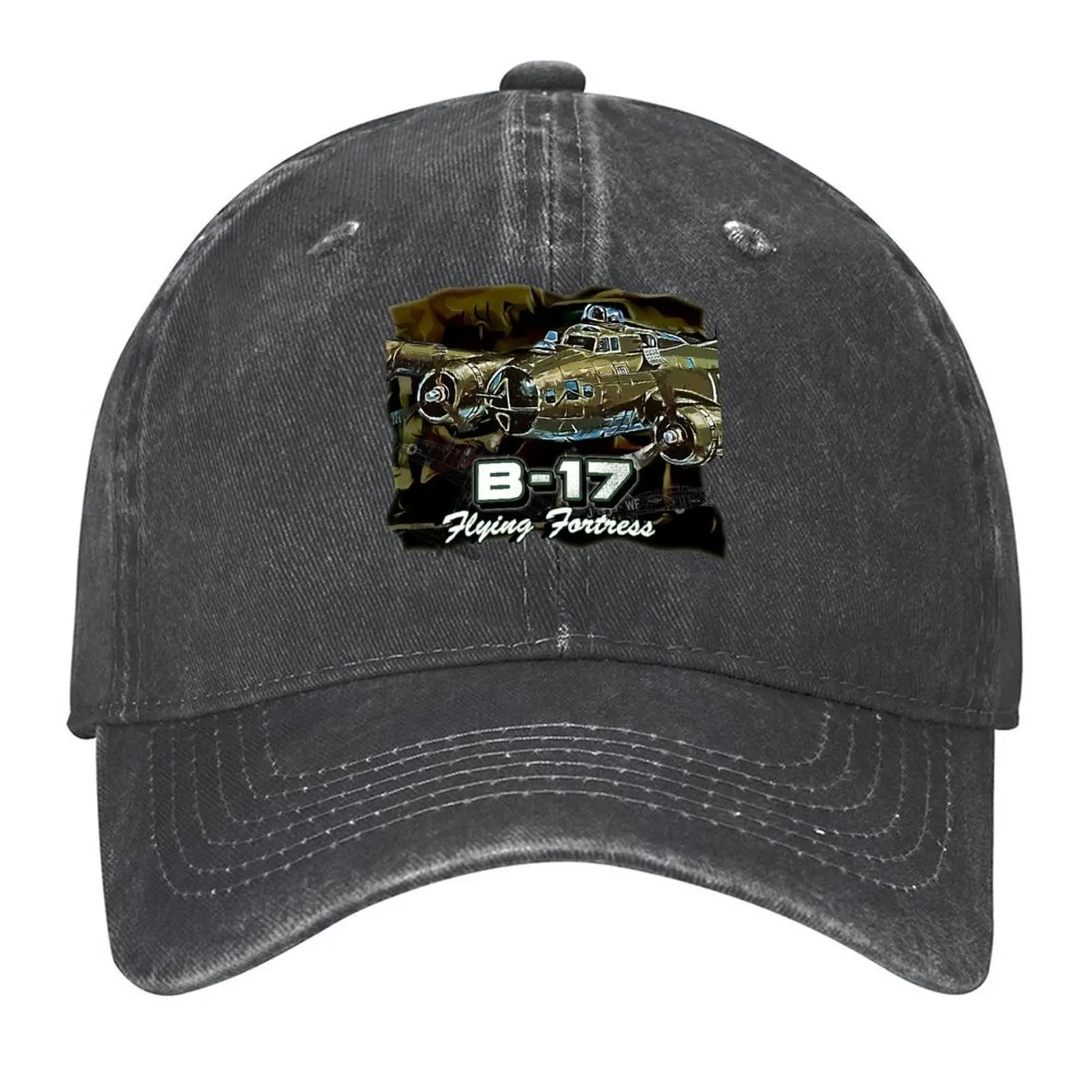 

B-17 Flying Fortress heavy us air force bomber Aircraft Baseball Cap Beach Outing golf hat genuine Rave Men Women's