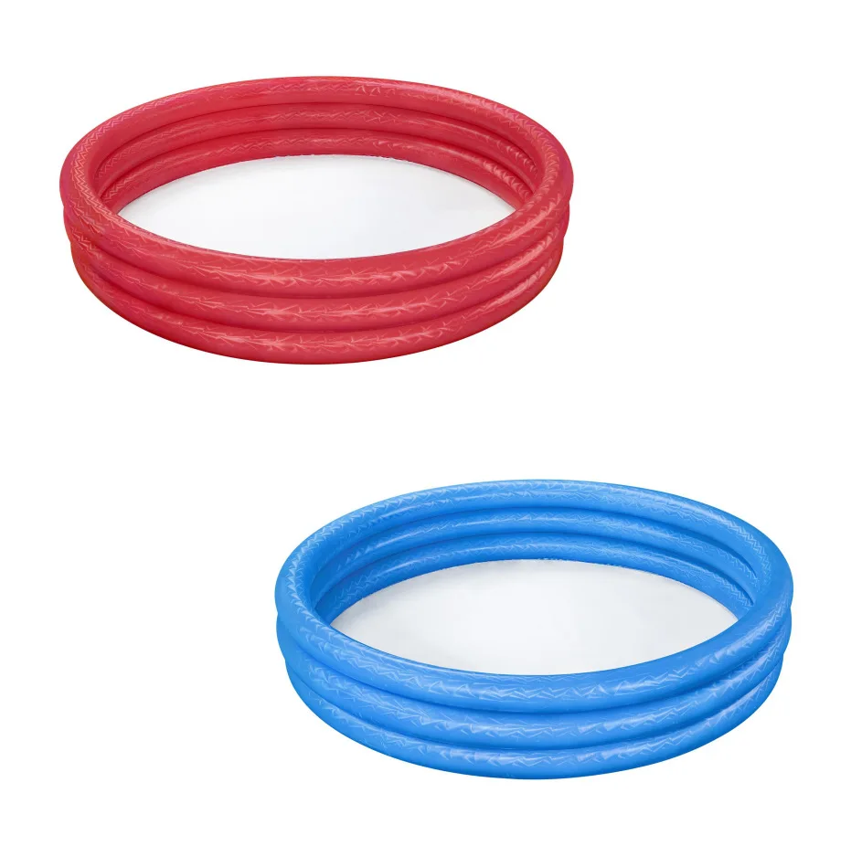 Thickened 3-Ring Inflatable Kids Pool, Family Interactive Play Pool, Portable Baby Bathtub & Foldable Ocean Ball Pit