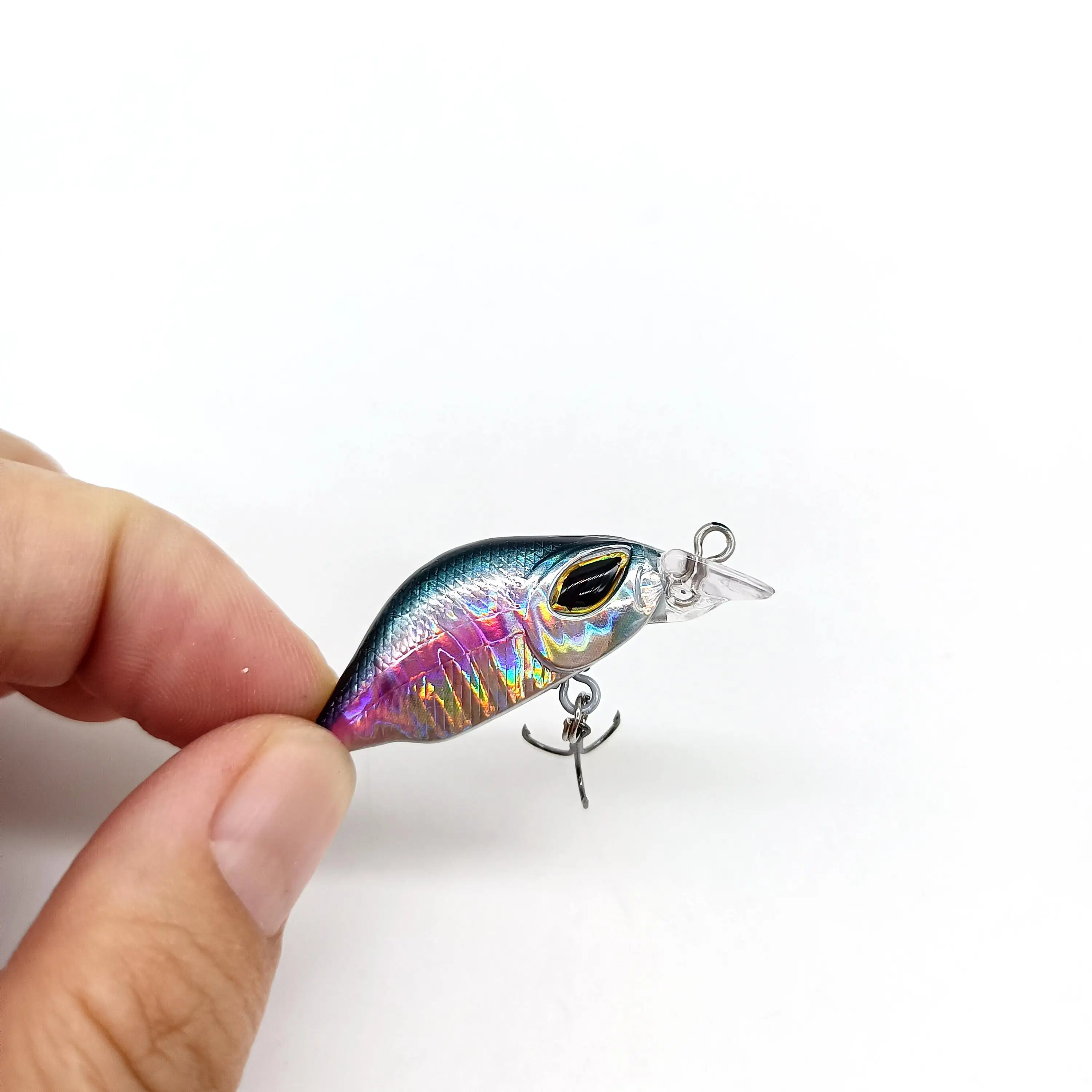 DUODUOYU 1PCS New Mini Sinking Fishing Lures 3.3g/42mm Sinking Artificial Plastic Hard Bait Crankbait Jerkbait Pesca Bass Tackle