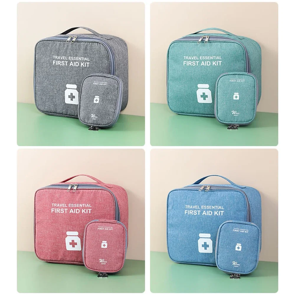 Family First Aid Kit Portable Outdoor Travel Storage Bag Household Large Capacity Layered Medicine Storage Bag
