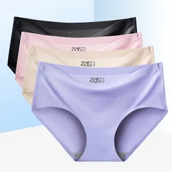Seamless Women's Panties Sports Breathable Underwear Girls Comfort Briefs Skin-Friendly Lingerie Female Underpants 3 PCS/Set