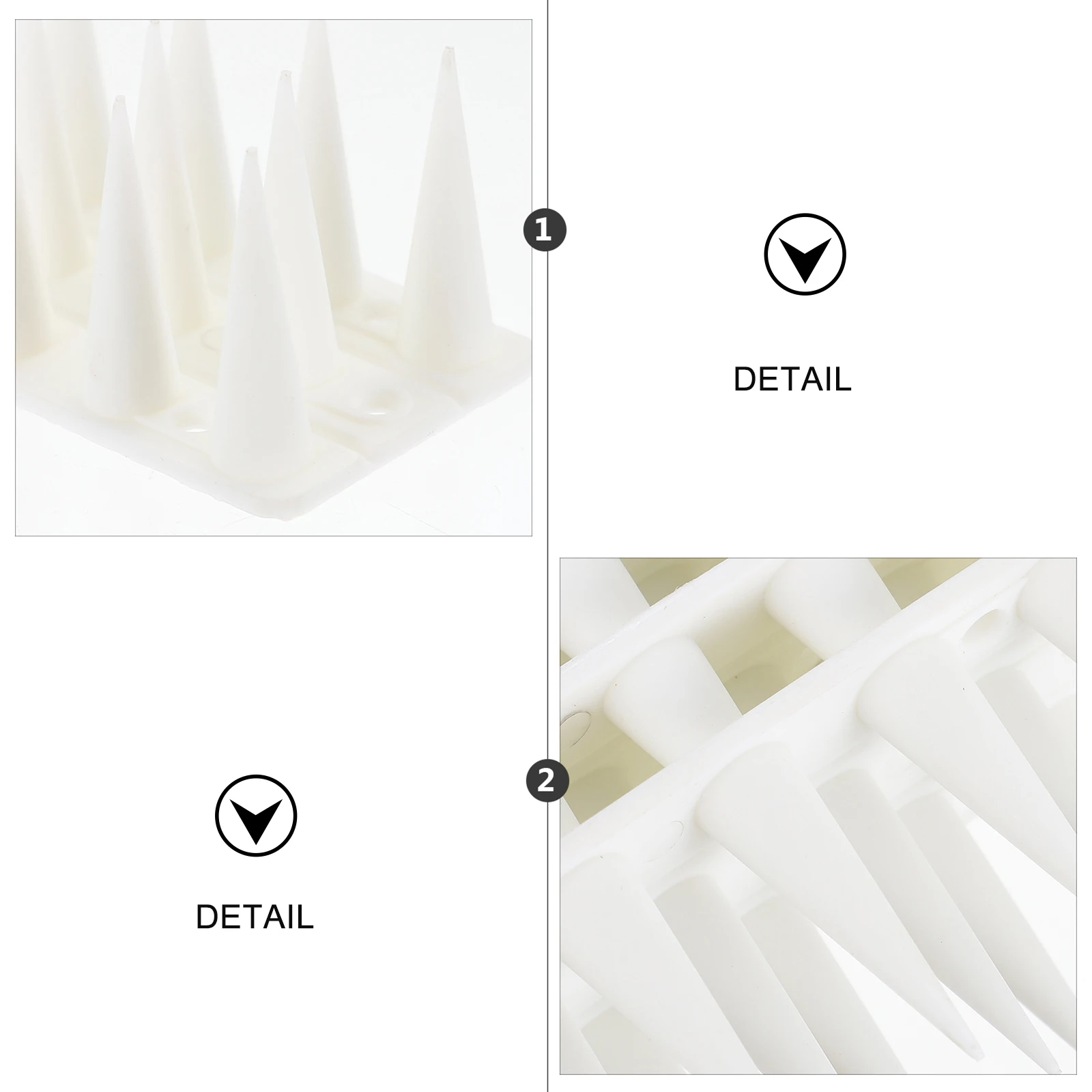 

10 Sets Bird Thorn Plastic Spike Pigeon Prevention Tool Fence Anti for Birds Strips Board