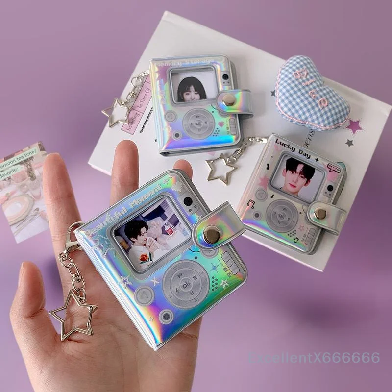 Photo Album Laser Miniature Truck Card Collector 3 Inches with Vibrant Color & Key Pendant