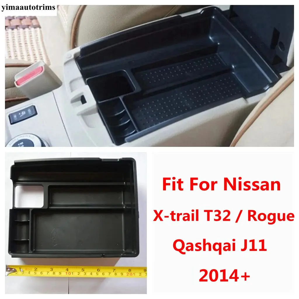 

Central Armrest Storage Box Case Tray Bin Container Pallet Accessories For Nissan Qashqai J11 / X-trail T32 / Rogue 2014 - 2020