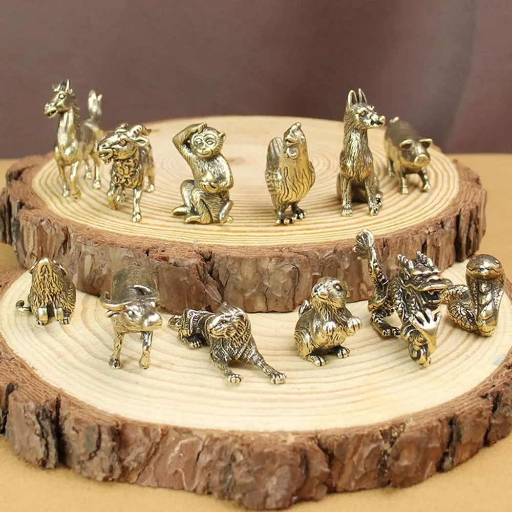 Lines Desk Decoration Pure Copper Copper Statue Copper Miniatures Figurines Home Office Decoration Bull Ornament Sculpture