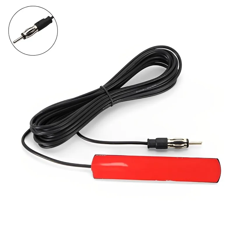 5 Meter Car Antenna Portable Auto Electronic Stereo FM Radio Signal Aerial Booster Amplifier Antennas for Car Truck Boat Vehicle