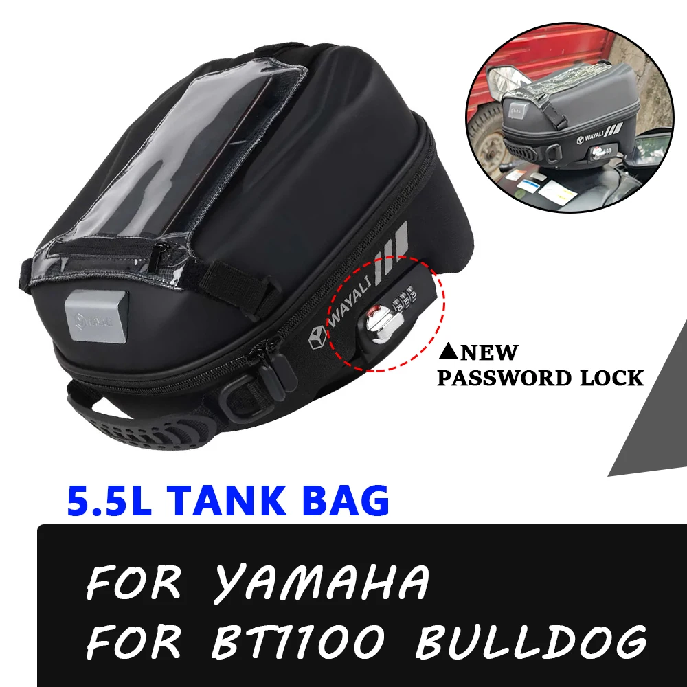 Motorcycle Accessories Fuel Tank Bag Luggage Backpack Tanklock Bags For YAMAHA BT 1100 Bulldog BT1100 2001 - 2007 2006 2005 2004