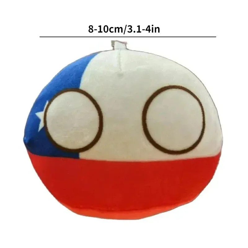 10cm país bola brinquedos de pelúcia polônia saco bolsa pingente país bolas countryball boneca de pelúcia brinquedo presentes de natal para crianças