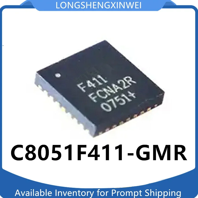 1PCS C8051F411-GMR Screen Printed F411 New Microcontroller Chip Packaging QFN-28 Original