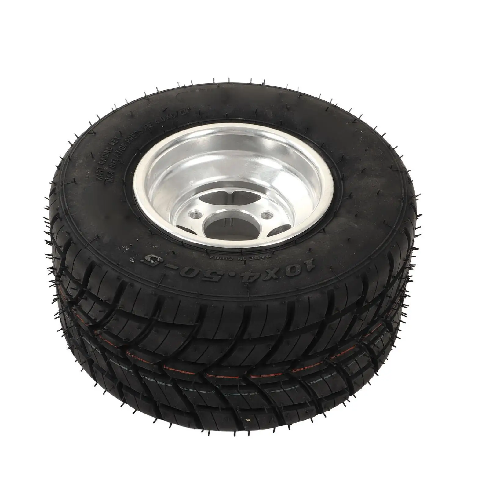 Heavy Duty Wheel Tire Explosionproof Universal Stable Driving 1 for X4 .50-5 Tire with Hub Rugged Structure for atv for lawn