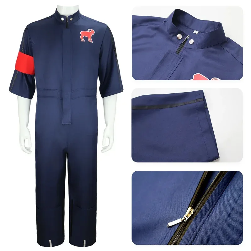 조이 코스프레 조디슨 판타지아 바디 슈트 밴드 슬립 코스프레 매듭 레드 블루 점프 슈트 의상 복장 할로윈 카니발 슈트 남자