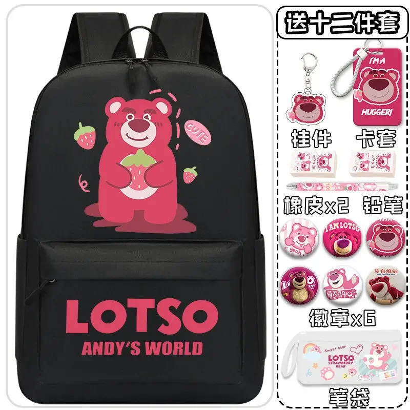 Sanrio neue Erdbeer bär Schult asche Herren und Damen große Kapazität einfache leichte Rucksack Studenten rucksack langlebig