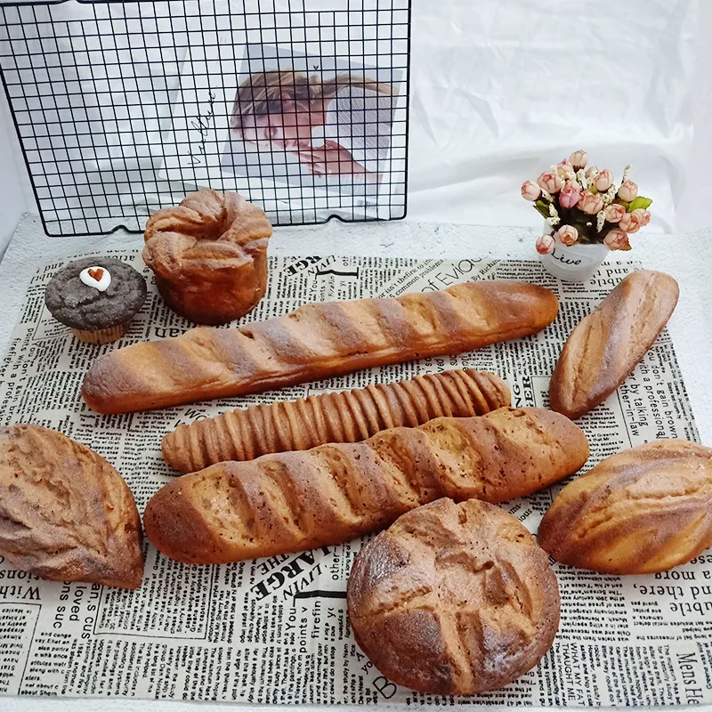 

Fake Bread Cake Model PU Simulation Fake Bread Ornaments Photography Scale Decoration Window Display Furnishings Artificial Food