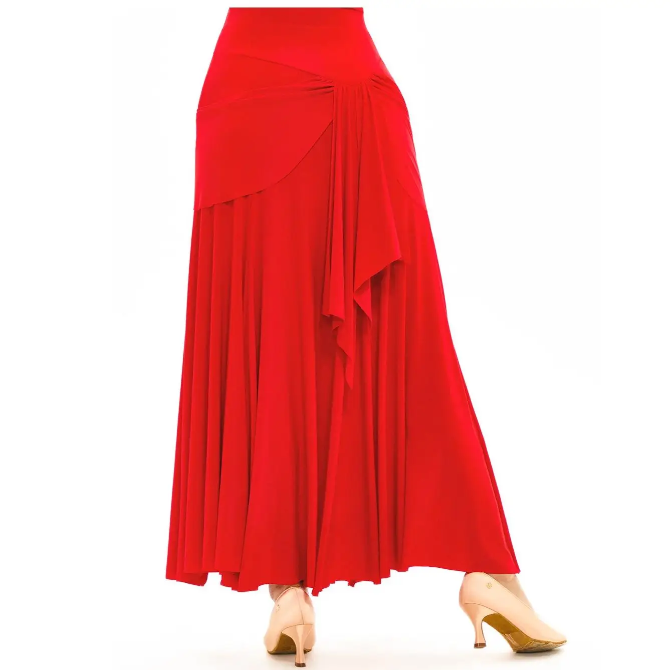 Nowoczesny top do tańca towarzyskiego, nieregularna spódnica, kostiumy, odzież do ćwiczeń, strój do walca, odzież do występów tanecznych, strój do ćwiczeń DQL12359