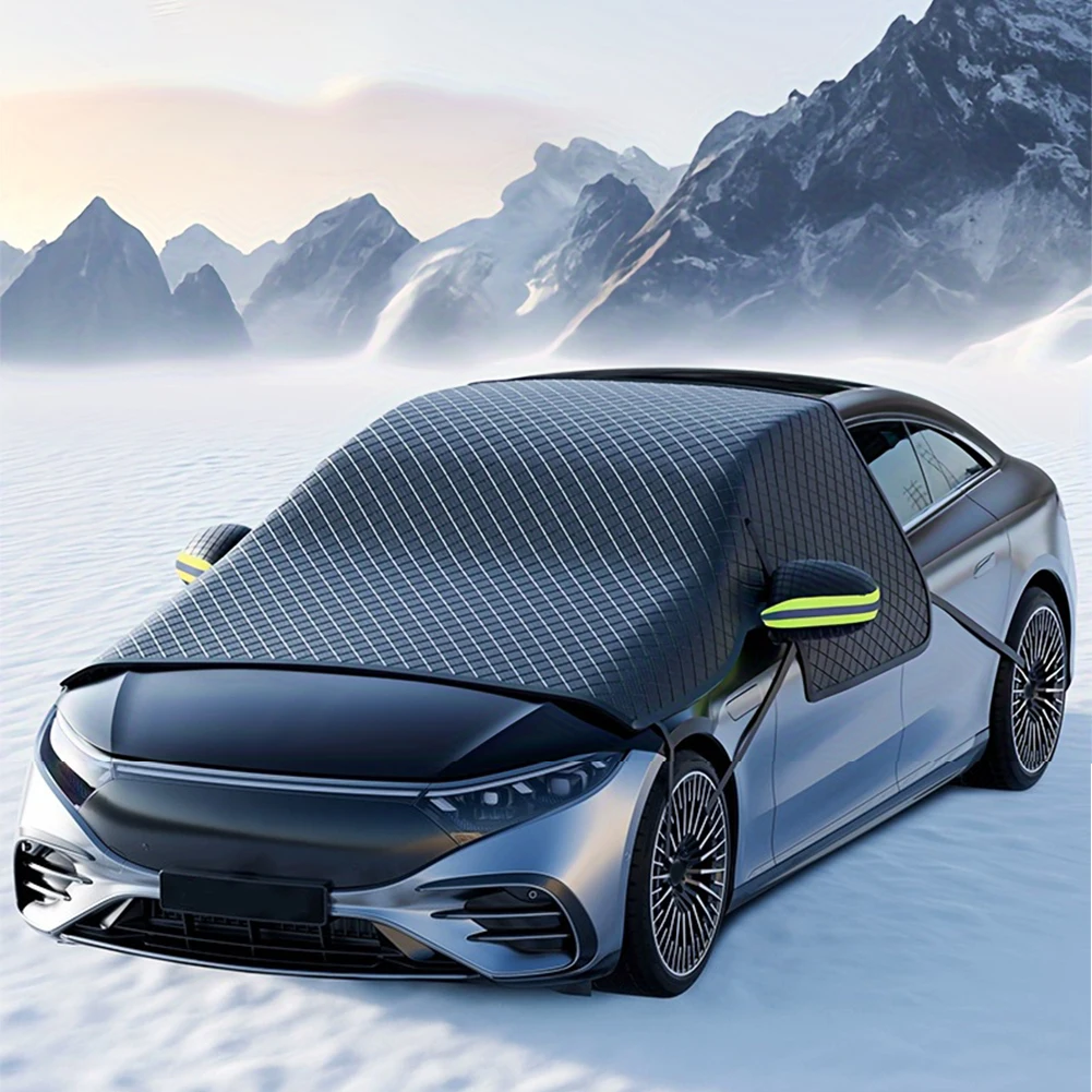 

Magnetic Car Snow Shield Oxford Cloth Car Window Snow Cover Waterproof Car Anti Freeze Snow Windshield Cover Car Accessories