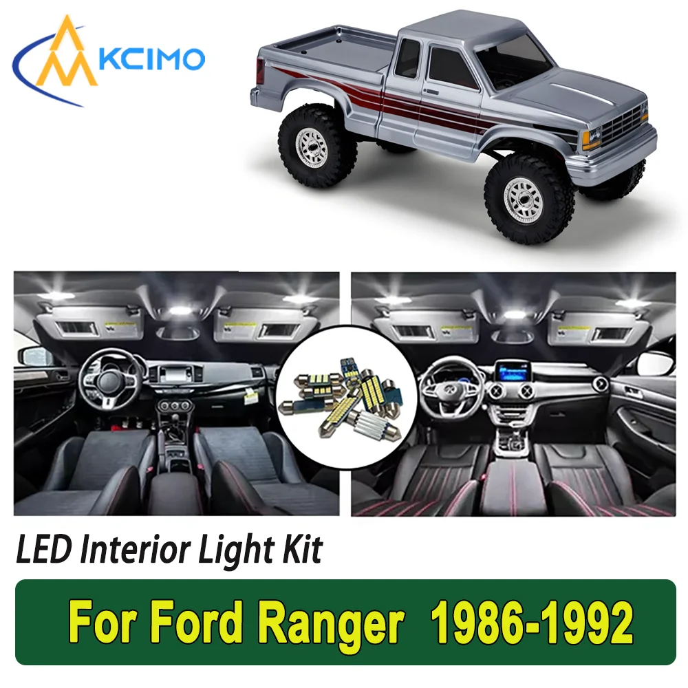 

New Light Bulb For Ford Ranger (1986-1992) Premium Bright LED Interior Dome Map Trunk Light Kit Car Led Lamps Car LED Lights