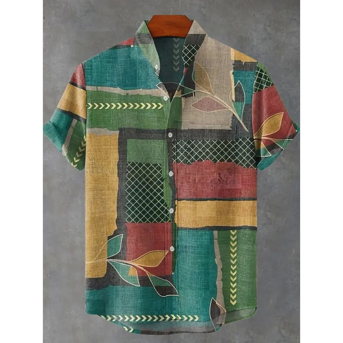 

Новая мужская льняная футболка с коротким рукавом в этническом стиле, приталенного кроя, из других материалов, 100% льняная, зимняя коллекция, женская футболка