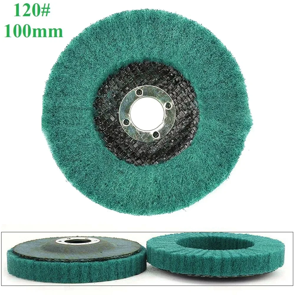 Premium Performance Buffing Wheel for Angle Grinder Nylon Material Flat Type 27 Shape Fiberglass Backing Plate
