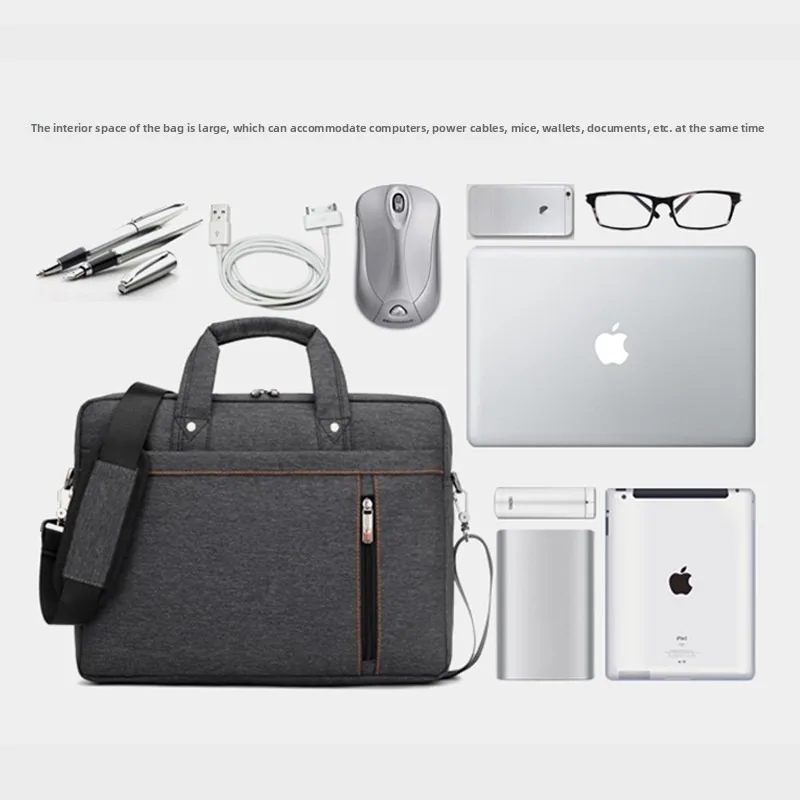 Adequado para bolsa de ombro para notebook de 13/14/15/16/17/18 polegadas Lenovo HP Dell Apple Asus Samsung Microsoft bolsa para computador