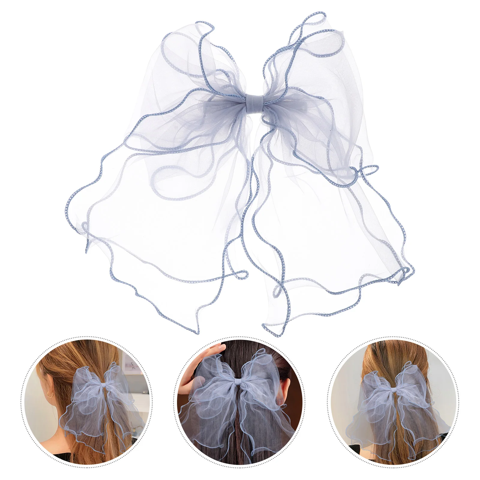 

Pear Bow Clips Lightweight Spring Hairpin for Girls Party Daily Wear Festival Headdress Hair Accessories