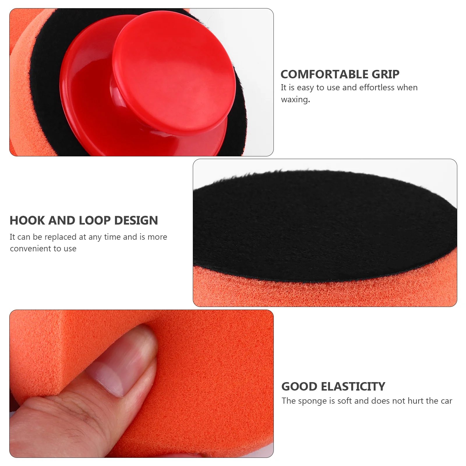 6 قطعة مجموعة لوحة تلميع السيارات كفاءة قطع منصات التلميع لإزالة الأكسدة خدش على المناطق الصغيرة لوحة تلميع جسم السيارة