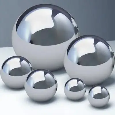 

6 pcs Mirror Polished Balls Stainless Steel Gazing Spheres For Garden Outdoor Decor Orbs Yard Landscape Decoration Reflective
