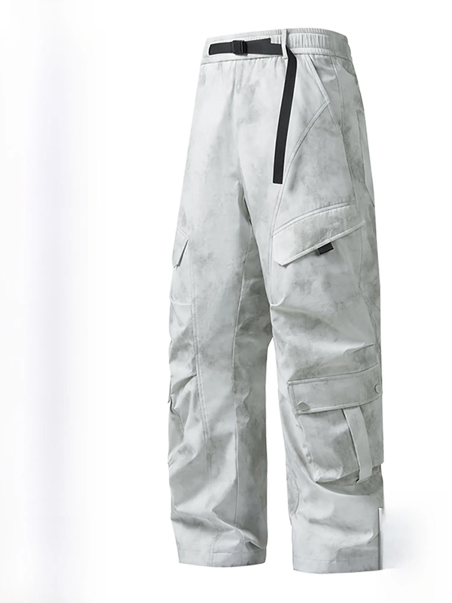 

Мужские зимние пуховые брюки Paul Frank с флисовой подкладкой, прямые, повседневные, рабочие, молодежные, модные, из полиэфирного волокна