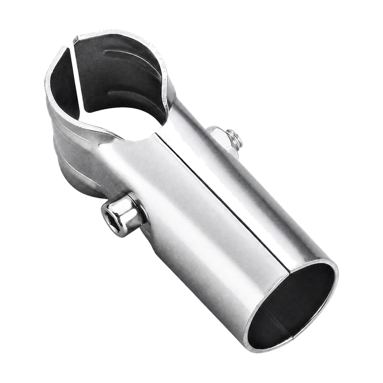Split Clamp Pipe Connector with Fastening Screws Weather Resistant 25 Mm Round Pipe Clamp Greenhouse Tube Connector Modular