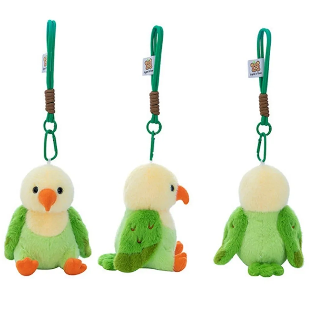 

Cute Animal Bird Keychain Simulation Sparrow Bird Pendant Realistic Colorful Furry Birds Keyrings Birthday Gift