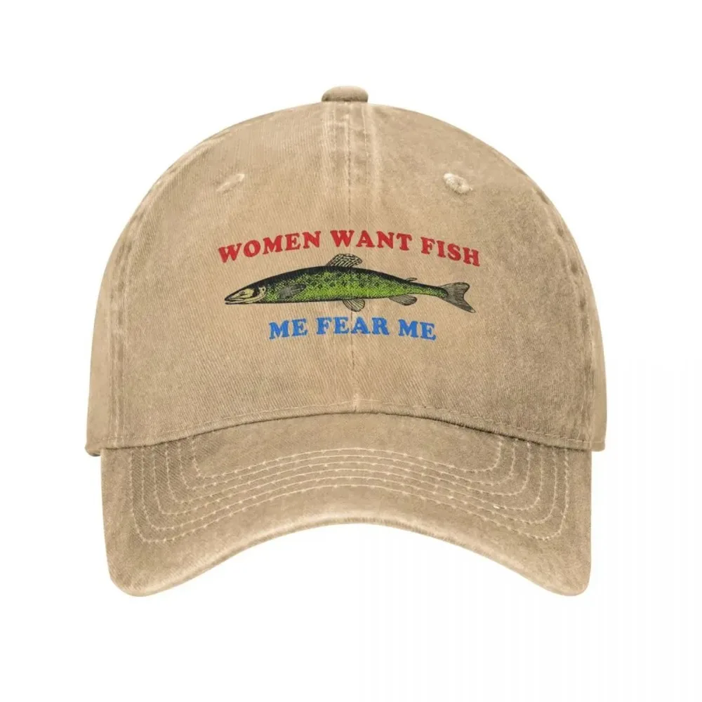 Men' Vintage Distressed Baseball Cap with Funny 