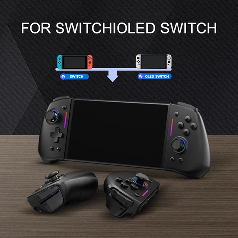 Беспроводной геймпад LinYuvo KS42 с RGB подсветкой для Nintendo Switch — фото устройства