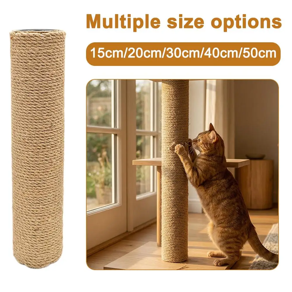 Sisal Cat Scratch Post Anti Scratch Claw Care Toy Detachable DIY Cat Tree Replacement Parts Household Pet Cat Supplies