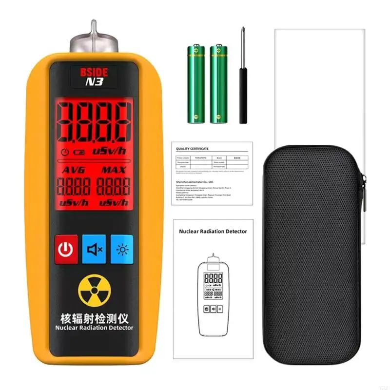 

57QF Portable Radiation Tester for Personal Protection Detects X-rays Y-rays for Traveler Healthcare Professionals
