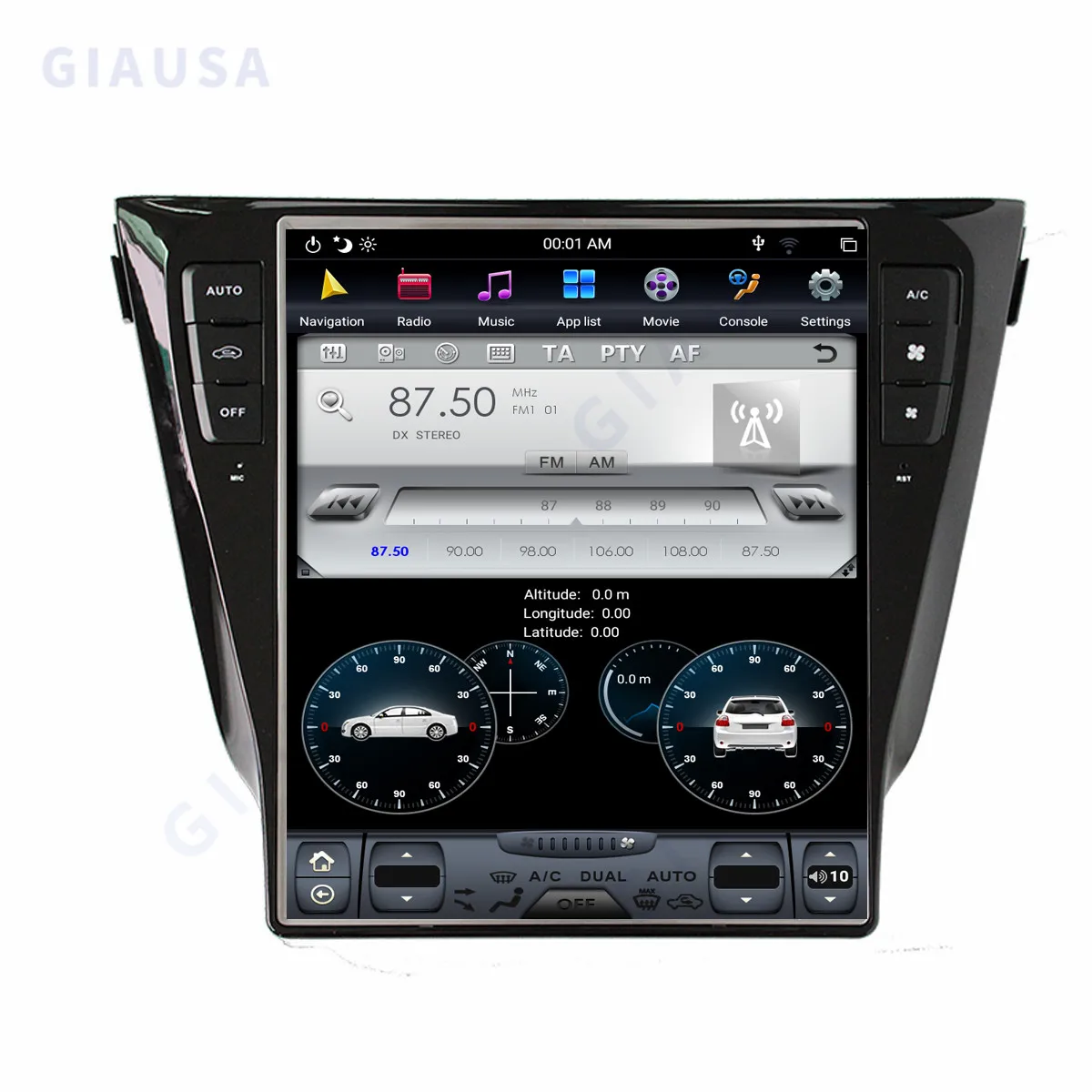 

128GB Android 13.0 Tesla Style For Nissan Qashqai 2013 2014 2018 Carplay GPS Car Navigation Multimedia Video Player Stereo Radio