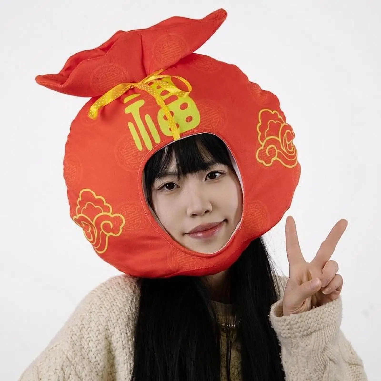 Chinese New Year Hat Headgear Decor Cartoon Cap for Performance Dress up Holiday