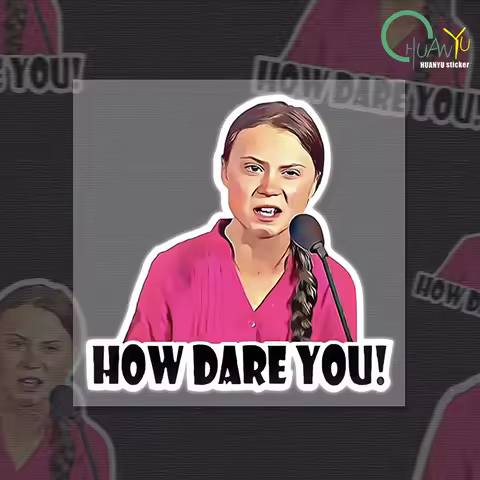 Car Sticker How Dare You! Vinyl Decal Laptop Waterproof Car Accessories Funny Graphics