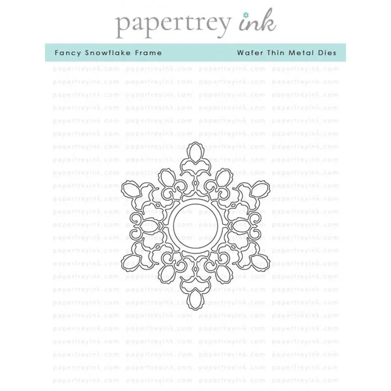 

Fancy Snowflake Frame Christmas New 2023 Metal Cutting Dies Scrapbooking for Paper Making Frames Card Craft no Stamp