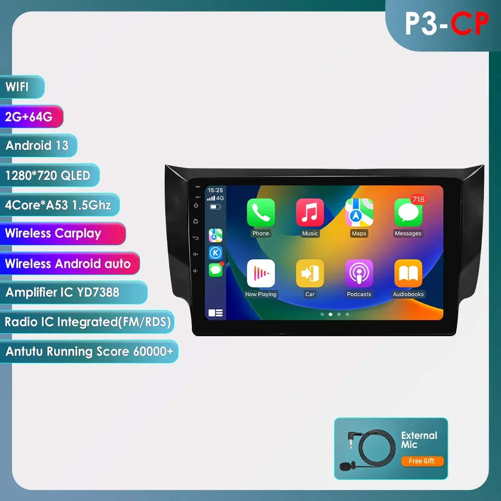 Hizpo Auto Auto Radio GPS Voor Nissan Sylphy B17 Sentra 2013 2014 2015 2016 2017 2018 Head Unit Android navigatie Speler Stereo