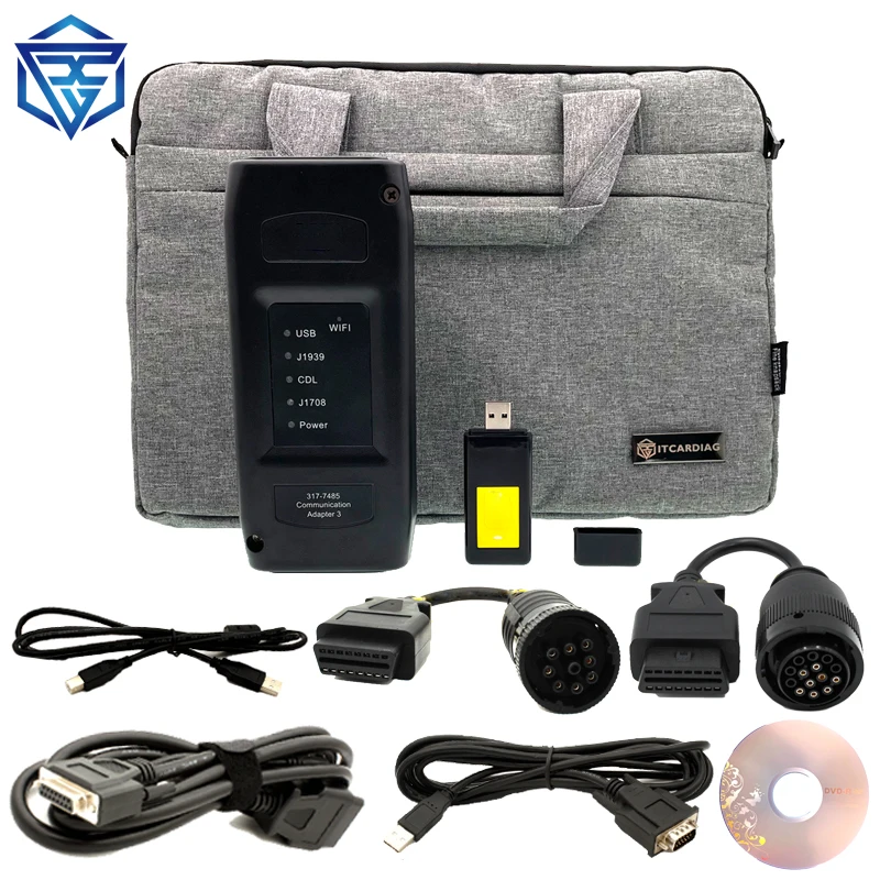 

CAT ET3 Wireless Adapter III 2019A Truck Diagnostic Tool CAT3 Communication J1939 Support WIFI Connection ET3 Heavy Duty Scanner