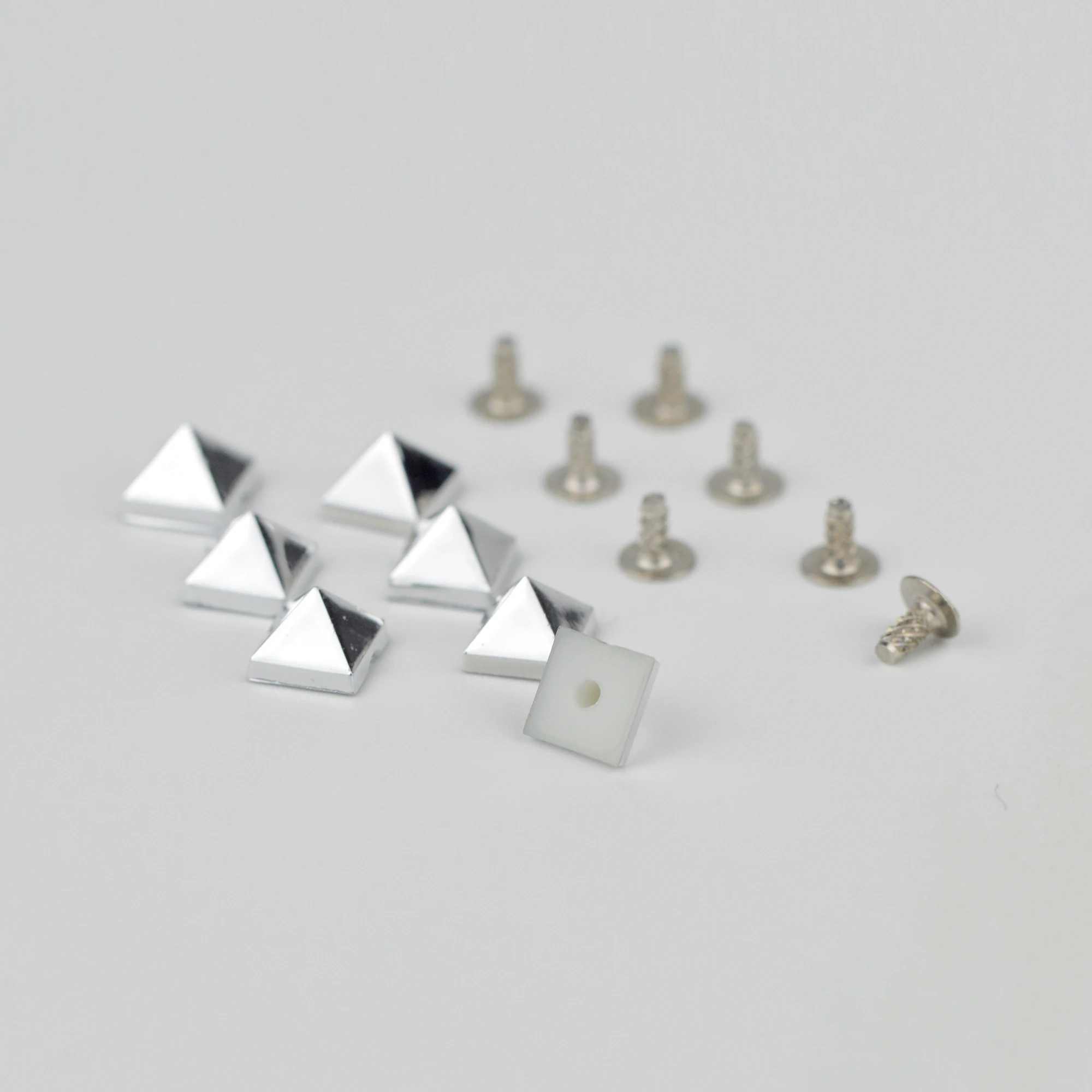 KALASO Pyramid Square Punk Studs Rivets Spikes Bag Shoes Garment Decor Leather Craft DIY Accessories 6mm 8mm 10mm