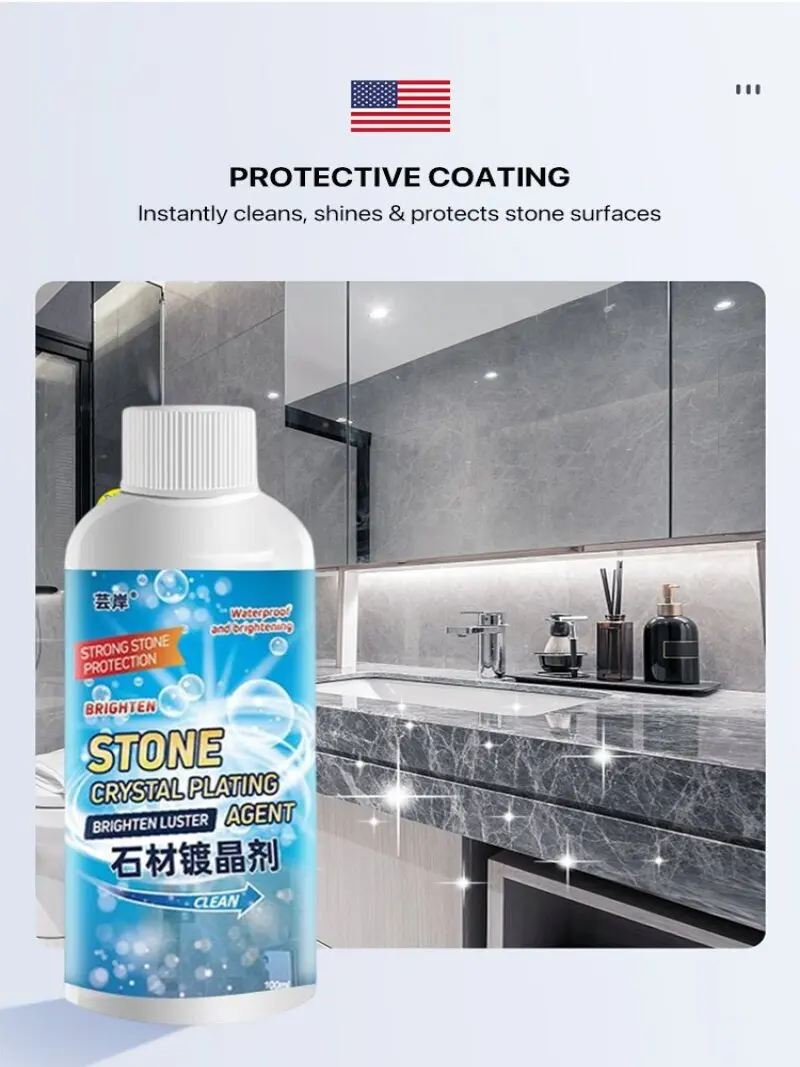 Stoneworks Granite Sealer Nano Agent Universal Stone Crystal Plating Agent Stone Surfaces Refurbishment Care
