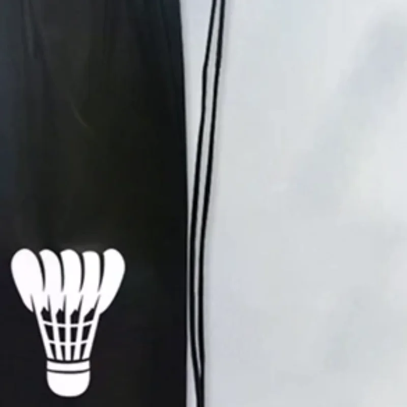 

(SH) [SH] 1 шт. Мягкий утолщенный бархатный чехол для бадминтонной ракетки с завязками, портативный защитный чехол для теннисной ракетки