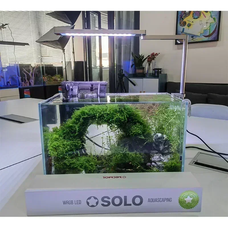 

MICMOL SOLO PLANTED APP Controlled Bluetooth RGB+W Full Spectrum LED Lighting for Freshwater Fish Tank Aquarium